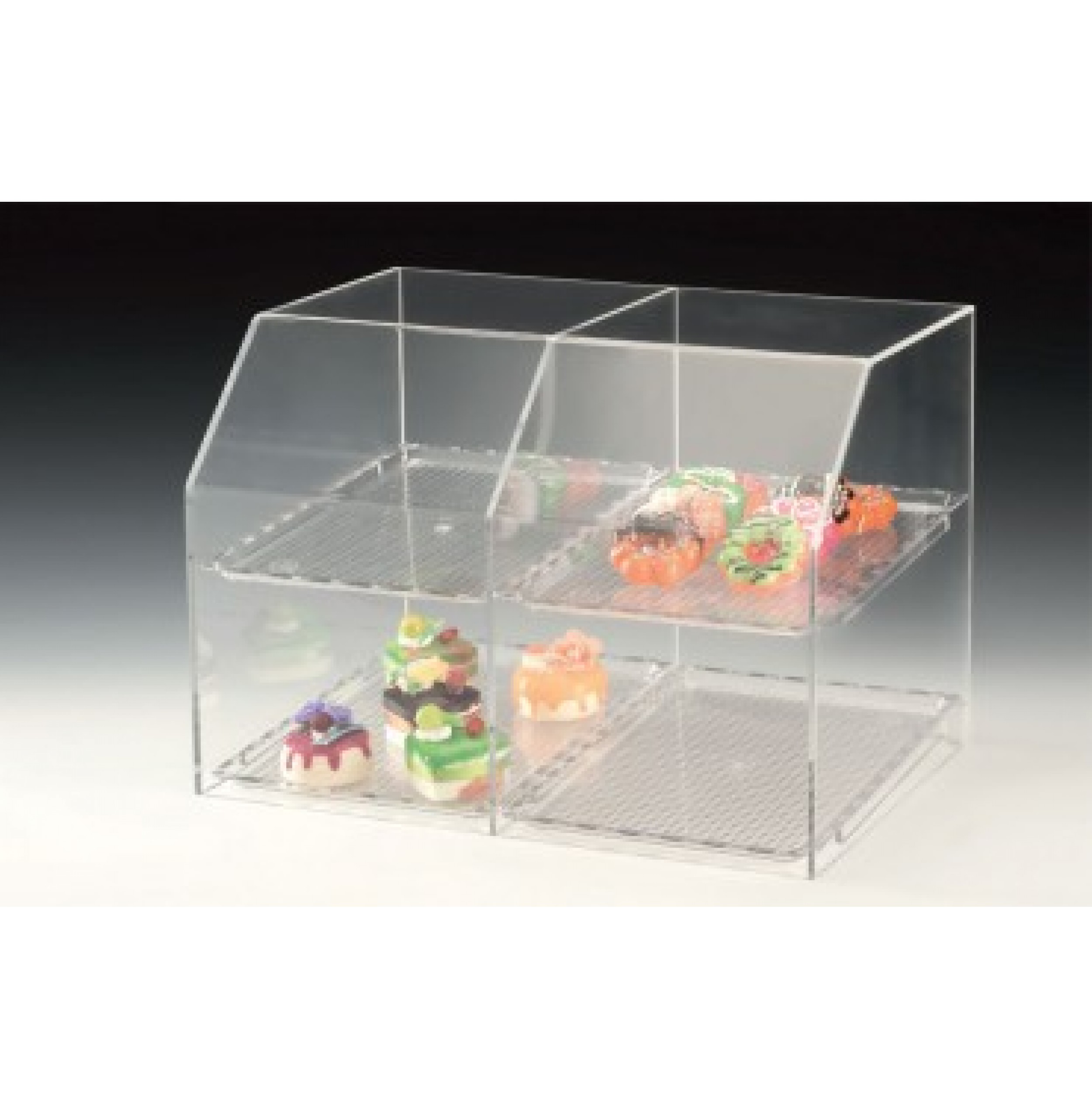 POLYKARBONAT TEPSİLİ TEŞHİR STANDI 47 X 33 X H: 33 Cm